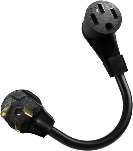 Vista 2 de PLIS NEMA 6-50P a 14-50R con mango soldador secador de soldadura cargador EV adaptador adaptador de cable de alimentación, 250V, 50 amperios, 1.5