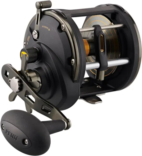 Vista 9 de ¡Nuevo! Carrete de pesca convencional Penn Squall II Level Wind