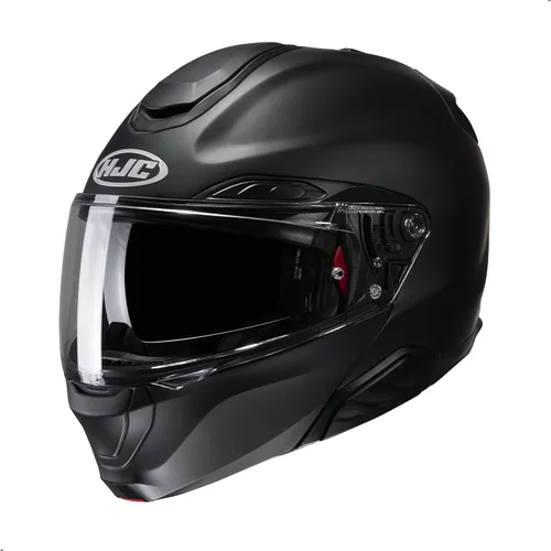 Vista 5 de Casco modular sólido para motocicleta HJC RPHA 91 con visor HJ-37 Pinlock, aprobado por DOT (Negro, X-Pequeño)