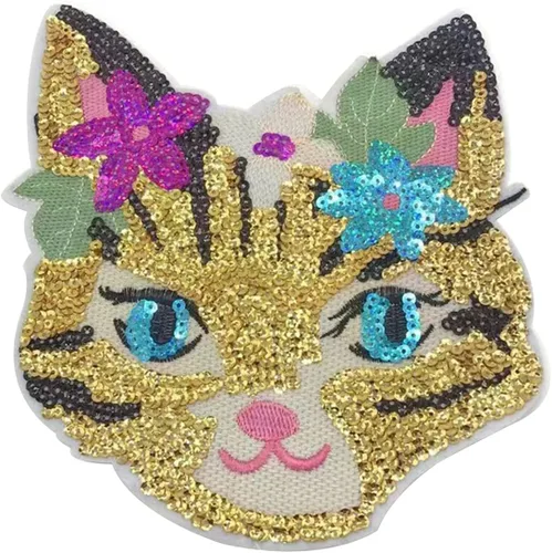 Vista 12 de Parche de lentejuelas de mariposa negra brillante, parches bordados con cuentas para coser ropa, sombreros, mochilas, disfraces, bolsos, decorativos