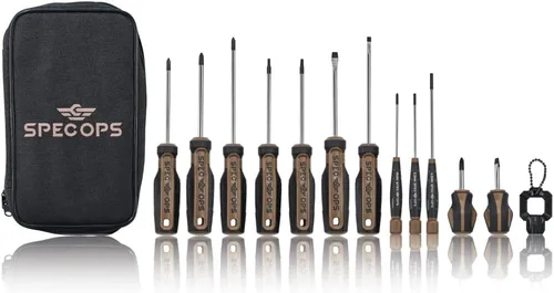 Vista 14 de Spec Ops Tools destornillador Phillips, #1 x 3", punta magnética, eje de acero Cr-Mo, 3% donado a veteranos