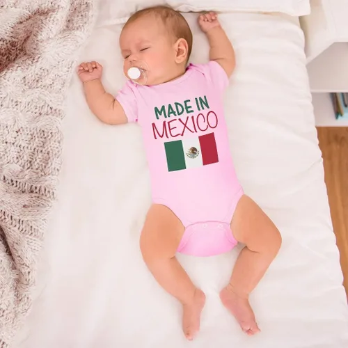 Vista 5 de Cute Rascals Body de bebé personalizado hecho en México estilo divertido C algodón niño y niña ropa