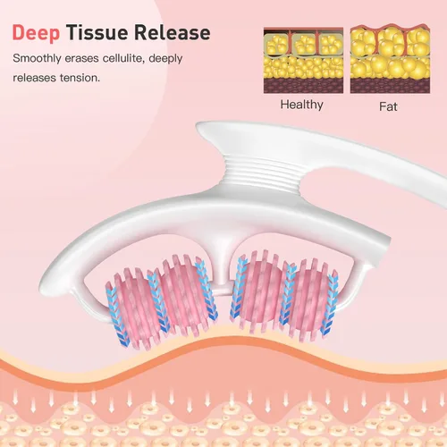 Vista 5 de MAIBO - Removedor de celulitis para piernas, rodillo de celulitis, herramienta de masaje de drenaje linfático, rodillo muscular de piernas