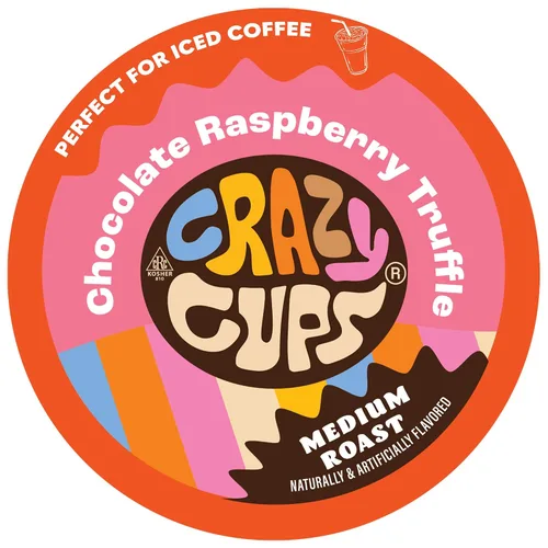 Vista 10 de Cápsulas de café con sabor a taza loca, cápsulas de café con arándanos, café con zapatero de arándanos en tazas reciclables de una sola porción