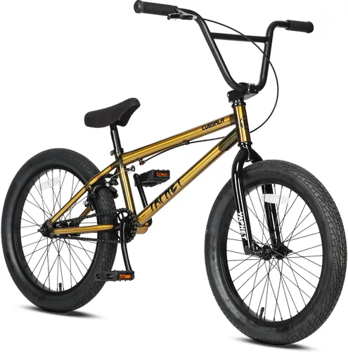 Vista 12 de cubsala Freestyle BMX Bike, 20 Inch Yaphet Bicycle for Teen Beginner and Adult Riders, Bike with Hi-Ten Steel Frame, Multiple