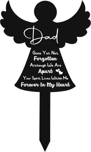Vista 10 de Roowest Angel Baby Memorial Grave Stake in Loving Memory Grave Marker Decoraciones Condolencias Recuerdo Regalos conmemorativos para cementerio al