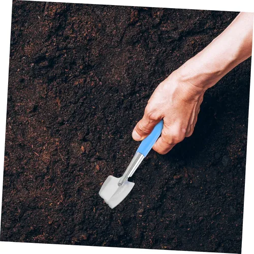 Vista 4 de 3 piezas de herramientas ergonómicas de jardinería para aflojar el suelo palas para facilitar el trasplante y fertilizar suministros de jardinería