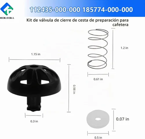 Vista 2 de 112435-000-000 - Kit de válvula de parada para cafetera, 2