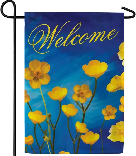 Vista 44 de A Little Rain Gnome Umbrella Garden Flag 12.5" x 18" Double Sided