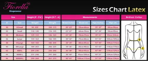 Vista 3 de Fiorella Shapewear Látex Semi Chaleco Cintura Entrenador Acero Deshuesado Chaleco Fajas Colombianas Reductoras 204B2