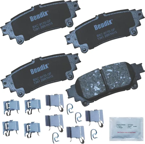 Vista 149 de Bendix Priority1 CFC154 - Juego de pastillas de freno de disco para Avanti II, Century, LeSabre, Regal, Riviera, chasis comercial, DeVille