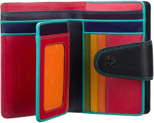 Vista 2 de VISCONTI SP31 Cartera plegable de cuero suave multicolor, Negro -, Billetera plegable