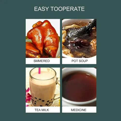 Vista 6 de Infusor de bolas de té de acero inoxidable 304, colador multifuncional para condimentos con gancho de cadena extendido, ideal para hacer té y cocinar