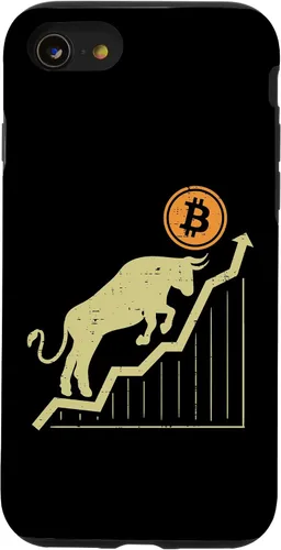 Vista 18 de Bitcoin Bull Graph Bullish BTC Crypto Cryptocurrency Trader Case for iPhone 17