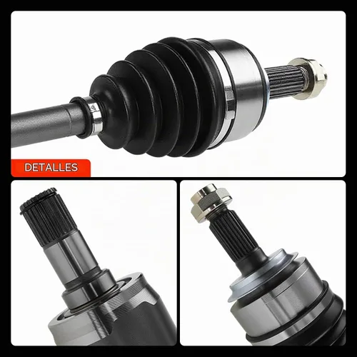 Vista 9 de Ensamblaje de eje de transmisión CV A-Premium compatible con Honda Civic 2006-2015, L4 1.8L, solo transmisión automática, lado del conductor