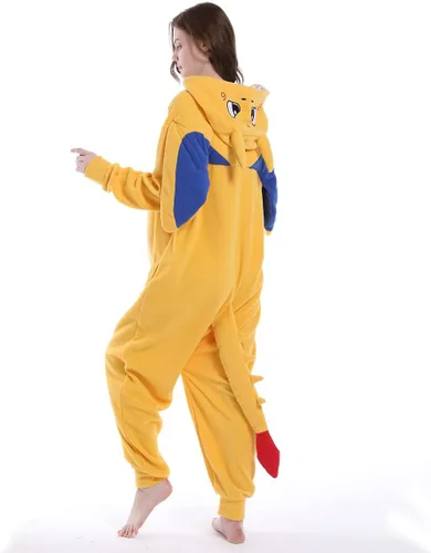 Vista 5 de Pijama de dragón unisex de animales, disfraz de cosplay para adultos