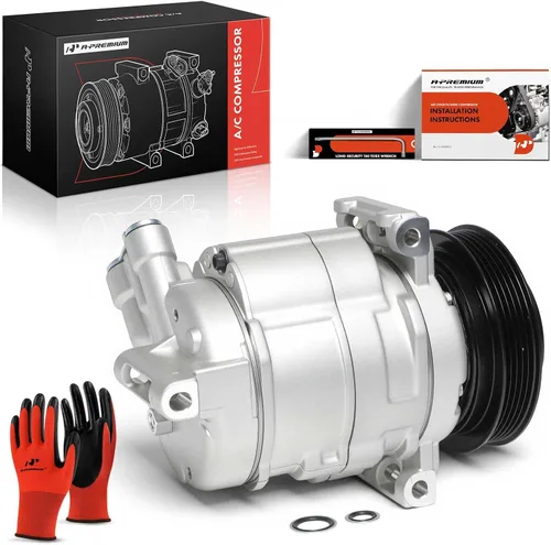 Vista 10 de A-Premium Compresor de A/C con embrague, compatible con Chevrolet Equinox 2010-2011, GMC Terrain 2010-2011 y 2015 (2.4L) con estilo SP17