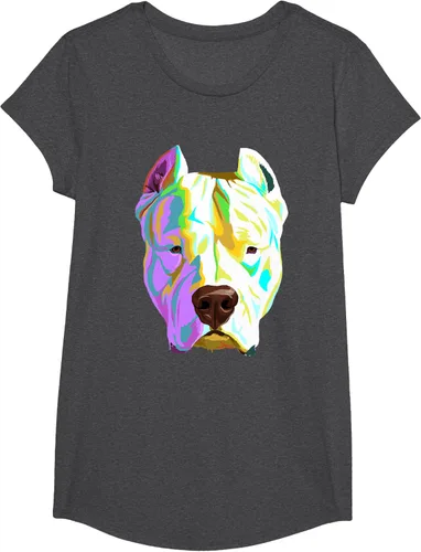 Vista 83 de Colorida camiseta Dogo Argentino, Negro, S