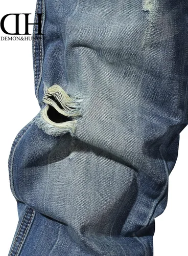 Vista 4 de DemonHunter 808B Series - Jeans ajustados para hombre