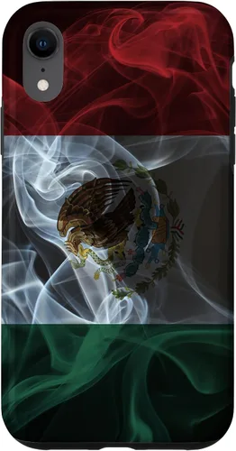 Vista 25 de Smoky Mexico Flag - Funda para iPhone 17 con diseño de orgullo mexicano ahumado
