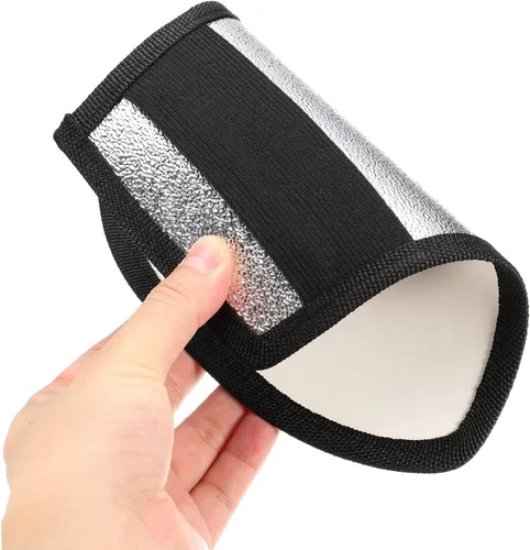Vista 4 de PATIKIL Reflector difusor de flash, reflector de rebote flexible de 2 lados con correa elástica para linterna, fotografía, luz de velocidad