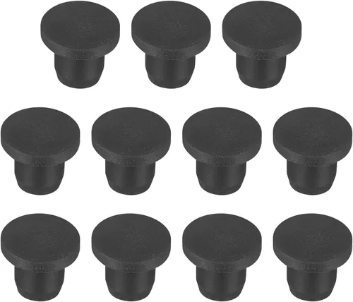Vista 57 de MECCANIXITY - Tapones de silicona en forma de T (26mm, 1 pulgada de diámetro), color negro