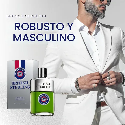 Vista 3 de British Sterling Aftershave para hombre de DANA 3.8 onzas