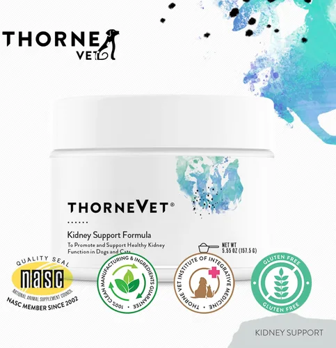 Vista 6 de ThorneVet Apoyo renal para perros y gatos - Fórmula en polvo para la salud renal - con Rehmannia, astrágalo, hongos y quitosano - 90 cucharadas