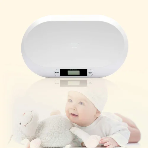 Vista 7 de Báscula electrónica digital para bebés de 44.1 lbs/44 libras, medición de peso para bebé/bebé/mascota con precisión, precisión de 0.35 onzas