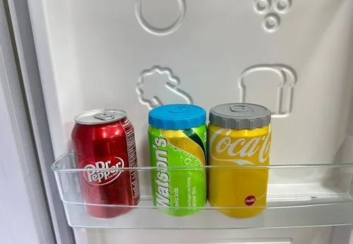 Vista 3 de Tapas de silicona para latas de soda, paquete de 6 fundas de silicona reutilizables, tapón o protector para refrescos, cerveza, bebidas, jugo