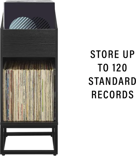 Vista 5 de Crosley Furniture Soporte de almacenamiento de discos Enzo Flip-Bin