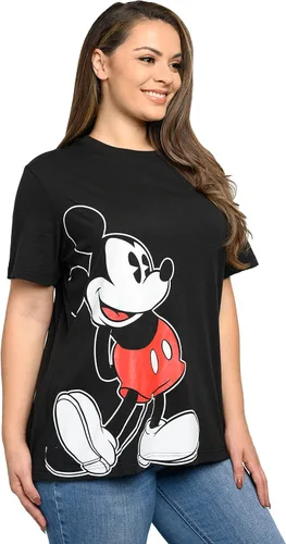 Vista 5 de Disney Camiseta para mujer de talla grande con estampado lateral de Mickey Mouse