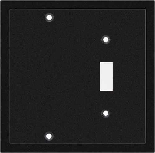 Vista 75 de Henne Bery Placa decorativa de pared con borde moderno, tapa de tomacorriente para cubrir enchufe, aleación de zinc maciza duradera