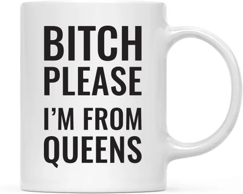 Vista 42 de Andaz Press Taza de café de 11 onzas, regalo de broma, Bitch Please I'm from Alabama, paquete de 1, incluye caja de regalo, divertidas ideas