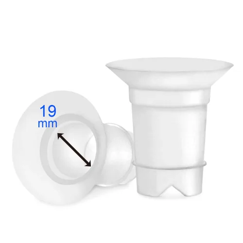 Vista 13 de Maymom Insertos de brida de 0.512 in para Medela, Spectra 0.945 in Shields/Flanges, Momcozy/Willow Wearable Cup. Compatible con Medela Freestyle