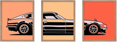Vista 51 de Poster Master Póster de coche – Impresión clásica de coche – Arte de vehículo – Gran decoración de pared de garaje u oficina – 8 x 10 pulgadas