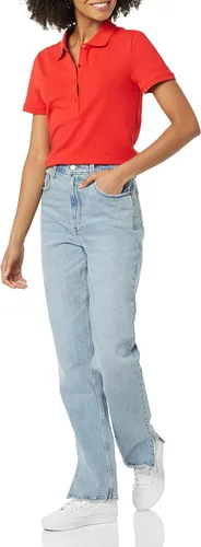 Vista 3 de Tienda Essentials Women's Short-Sleeve Polo Shirt (Available in Plus Size)