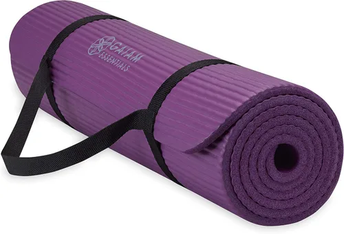 Vista 17 de Gaiam Tapete de yoga grueso, esterilla de ejercicio y fitness con correa de Balsam