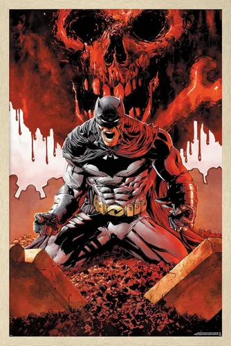 Vista 7 de Trends International DC Comics Batman - Póster de pared de Batman con huesos