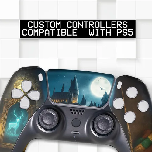 Vista 45 de Battman Custom PS-5 Controller Wireless compatible with Play-Station 5 Console by BCB Controllers Proudly Customized in USA with Permanent
