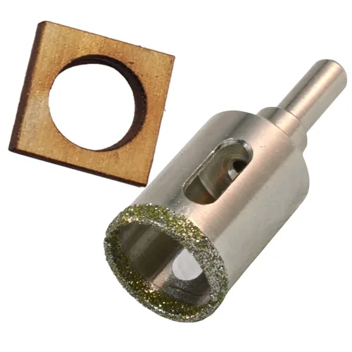 Vista 10 de Kit de brocas de diamante para azulejos - Juego de vidrio y porcelana, paquete de 5: 3/16", "1/4", "1/2" brocas de diamante para cerámica