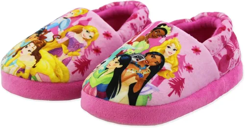Vista 6 de Disney Pantuflas Aline de felpa para niñas pequeñas de princesa