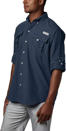 Vista 3 de Columbia PFG Bahama II - Camisa de pesca de manga larga para hombre, SPF 30