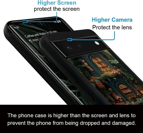 Vista 789 de Compatible con Google Pixel 4A 5G Mobile Case Creative Acrylic Panel trasero Silicona Protección Grip especialmente diseñado para Google Pixel 4A 5G