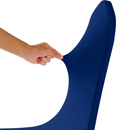 Vista 12 de Funda de elastano para silla, 12 unidades, fundas para silla, fundas para sillas de sala de estar, funda extraíble lavable y elástica para silla