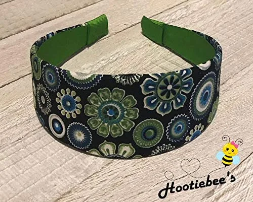 Vista 2 de Lime and Teal Floral Headband