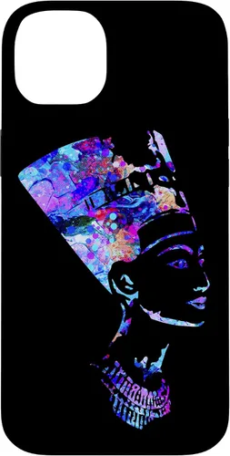 Vista 15 de Funda para iPhone 16 con diseño de reina egipcia Nefertiti