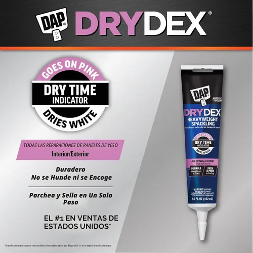 Vista 2 de DAP 12346 Drydex - Material de construcción en bruto de 5.5 onzas, 5.5 onzas, rosa/blanco