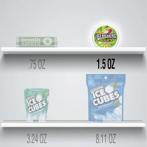 Vista 6 de ICE BREAKERS Sours - Latas de mentas sin azúcar con sabor a fruta surtida, 1.5 onzas (8 unidades)