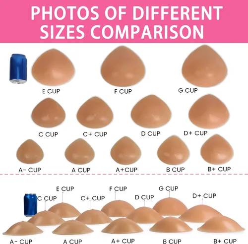 Vista 5 de Vollence One Piece Triangle Silicone Breast Forms Mastectomy Prosthesis Bra Enhancer Inserts Concave Bra Pads